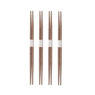 Carbonized Bamboo Wooden Chopsticks Disposable Individually Wrapped Sustainable Natural Custom Logo for Travel