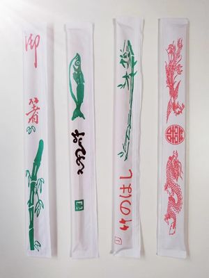 Japanese Food Bamboo Chopsticks Disposable Bamboo Sushi Tensoge Chopsticks Eco-Friendly and 100%Natural Color Японская еда Бамбуковые палочки