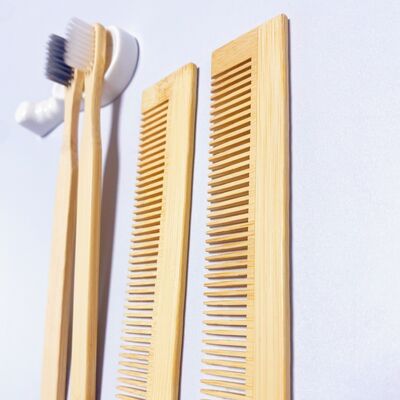 Factory Wholesale Custom Logo Disposable Bamboo Hair Comb Good Quality for Hotel or Travel