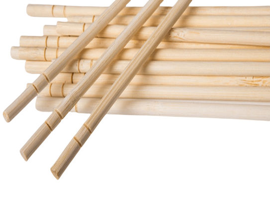 Экологичные одноразовые бамбуковые круглые палочки для ресторанов и кейтеринга
