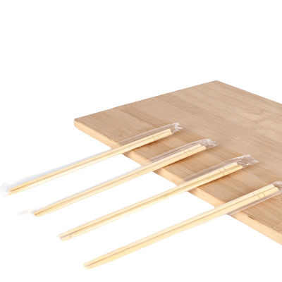 Естественные бамбуковые одноразовые круглые палочки с пакетом OPP для домашних/ресторанных/гостиничных столовых