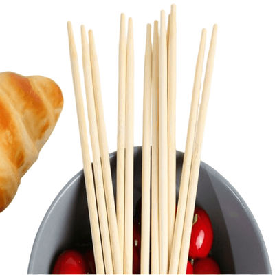 Персонализированный логотип круглый бамбуковые одноразовые палочки идеально подходят для домашнего/ресторанного/гостиничного питания